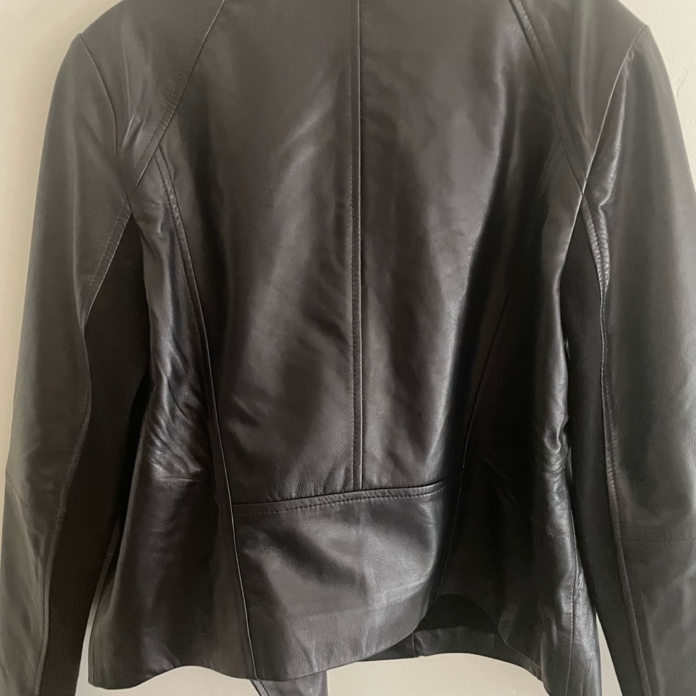Halogen Leather Jacket - image 3